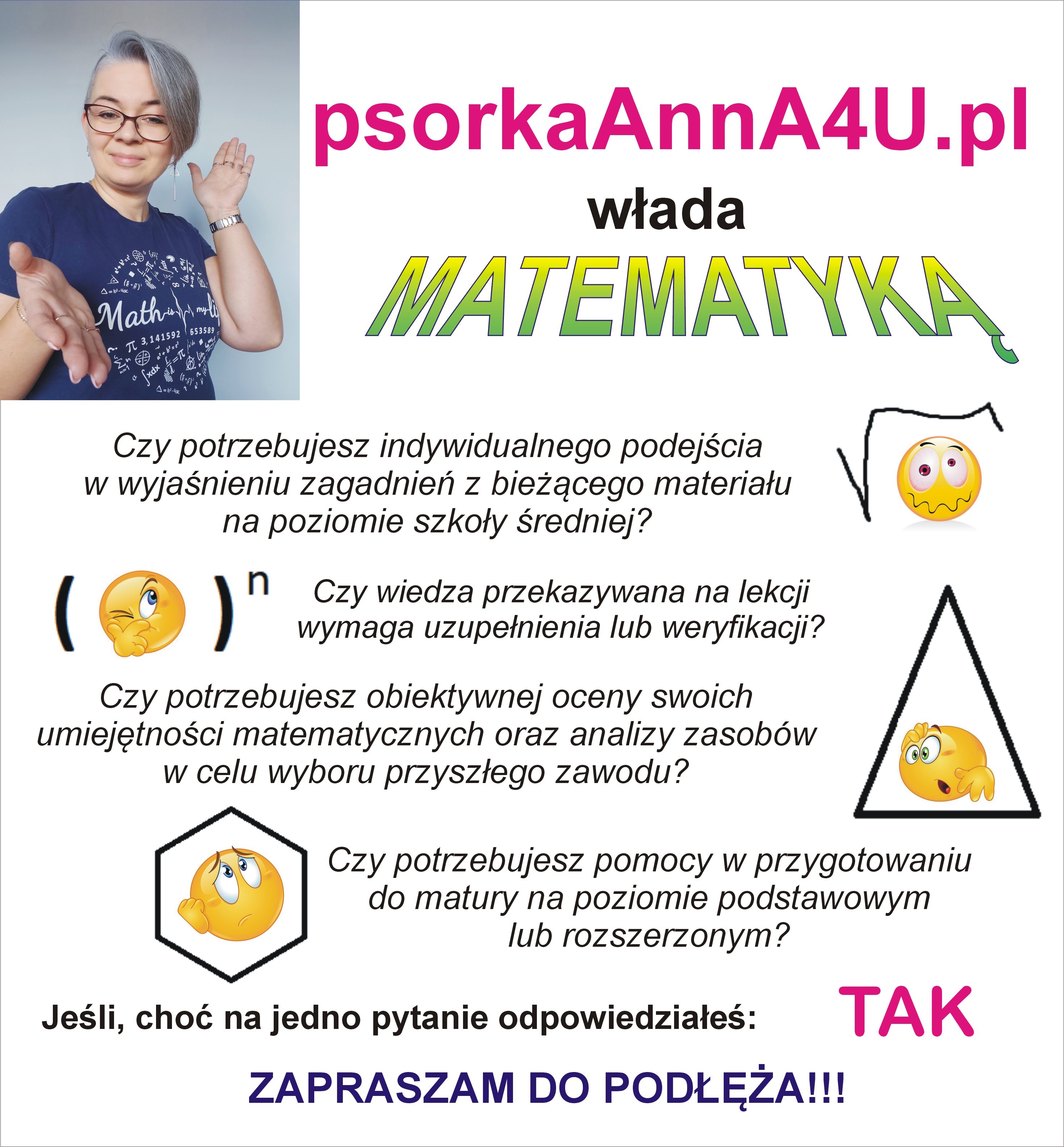 Korepetycje Z Matematyki Na Poziomie Szko Y Redniej Psorkaanna